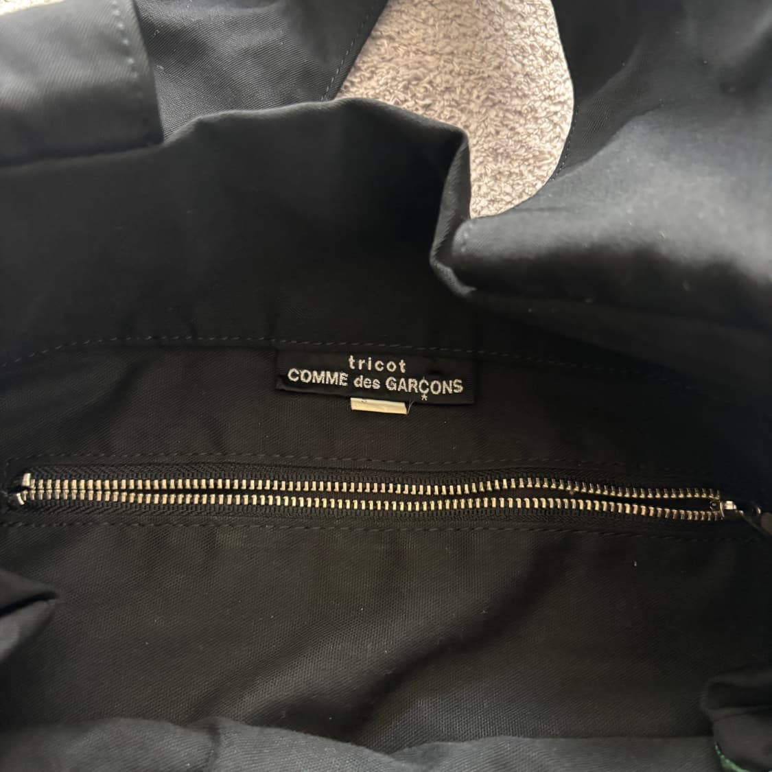 꼼데가르송 트리콧 숄더백 상품이미지3