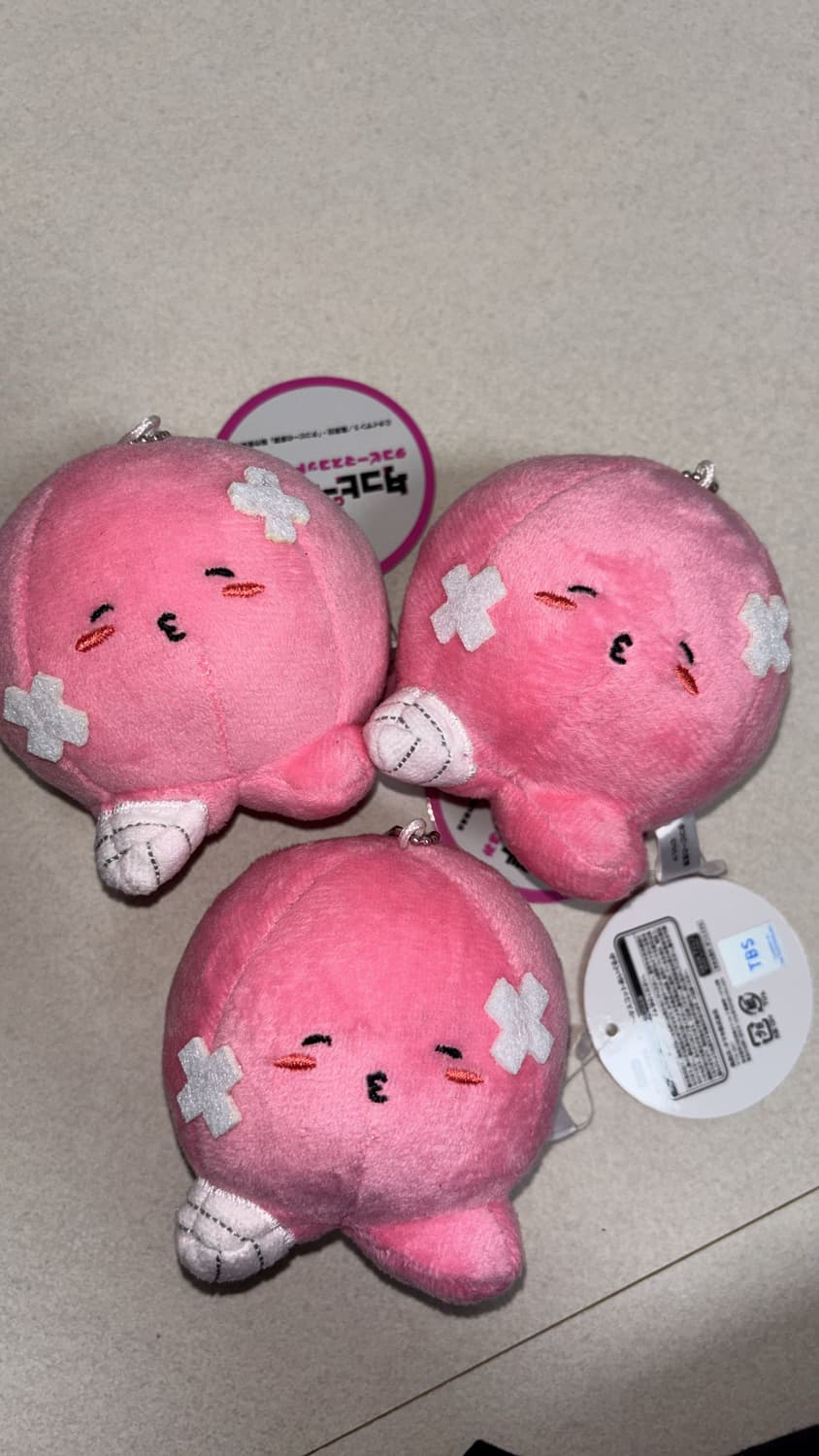 (일본 정품) 타코피의 원죄 마스코트 키링 인형 - 붕대 타코피 상품이미지1