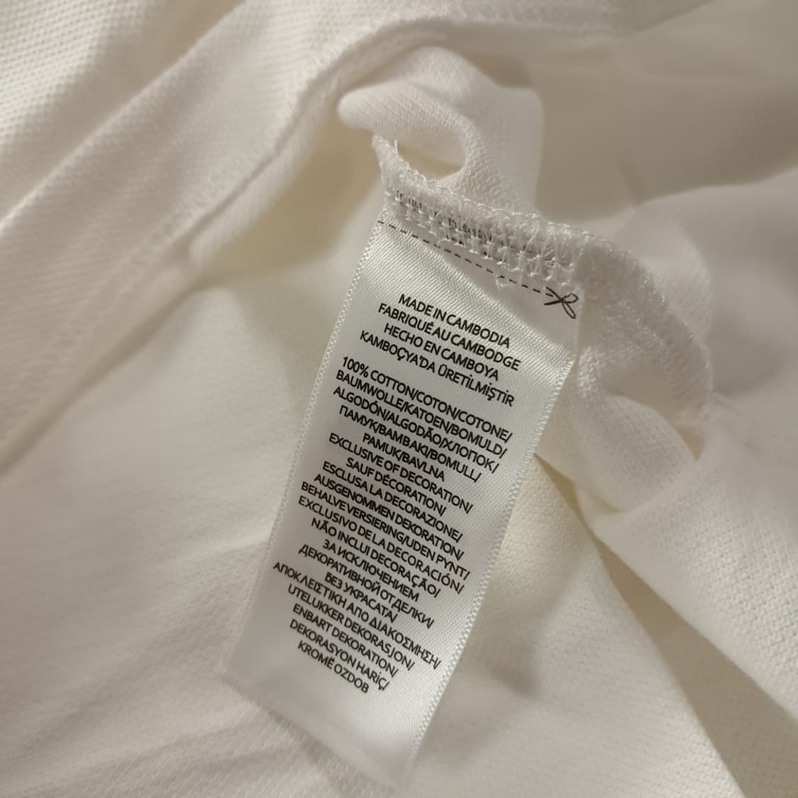 CK338 L 폴로 커스텀슬림핏 화이트 칼라 티셔츠 상품이미지5