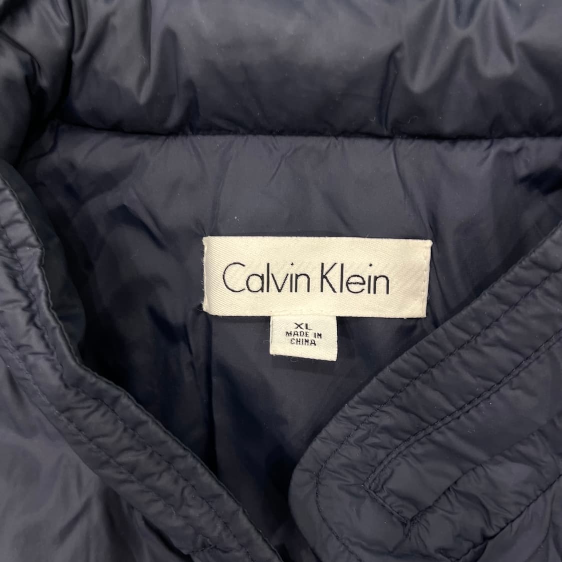 XL 캘빈클라인 네이비 바람막이 자켓 상품이미지4