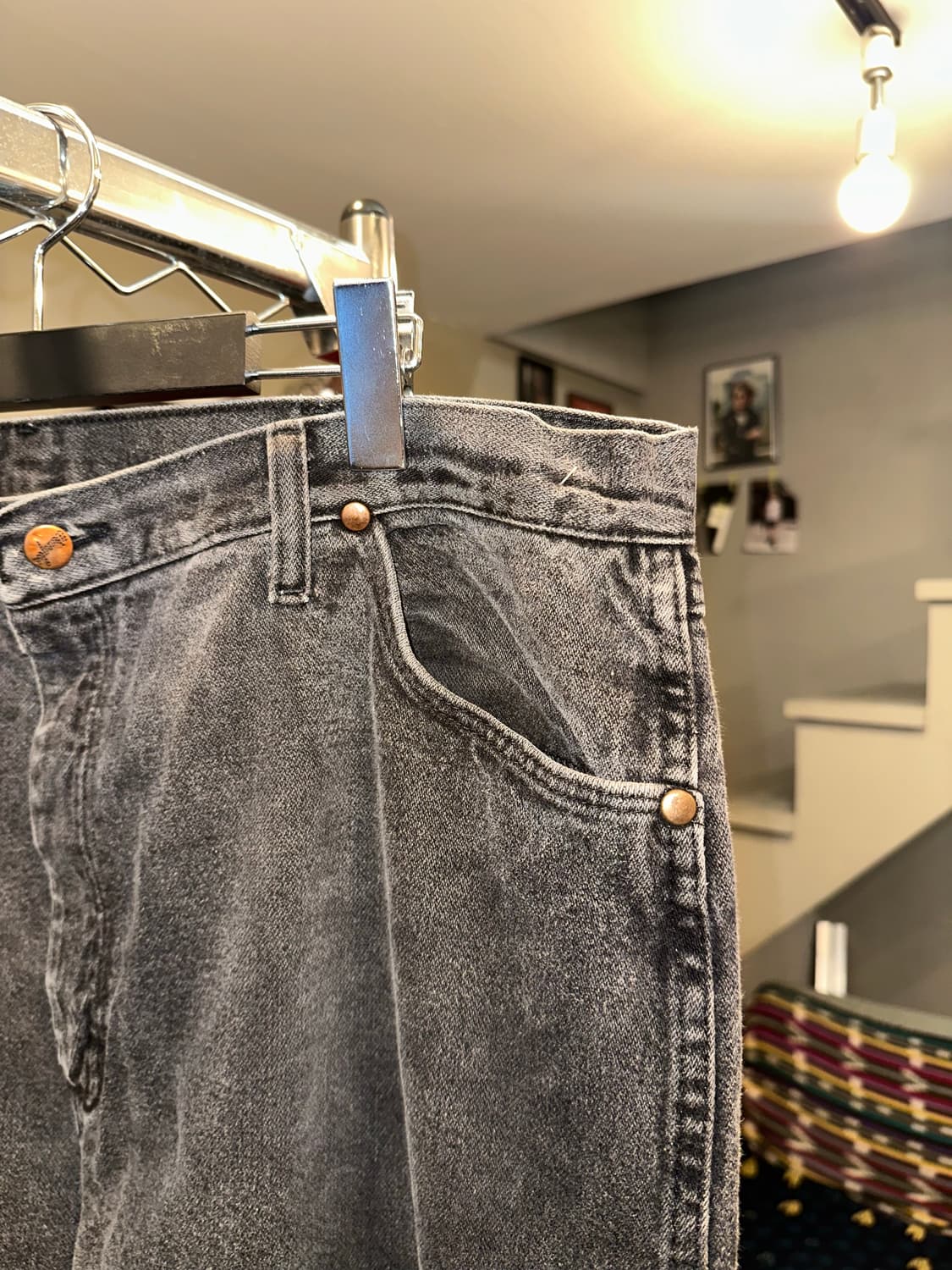 00’s Wrangler Mexico black washed denim  상품이미지7