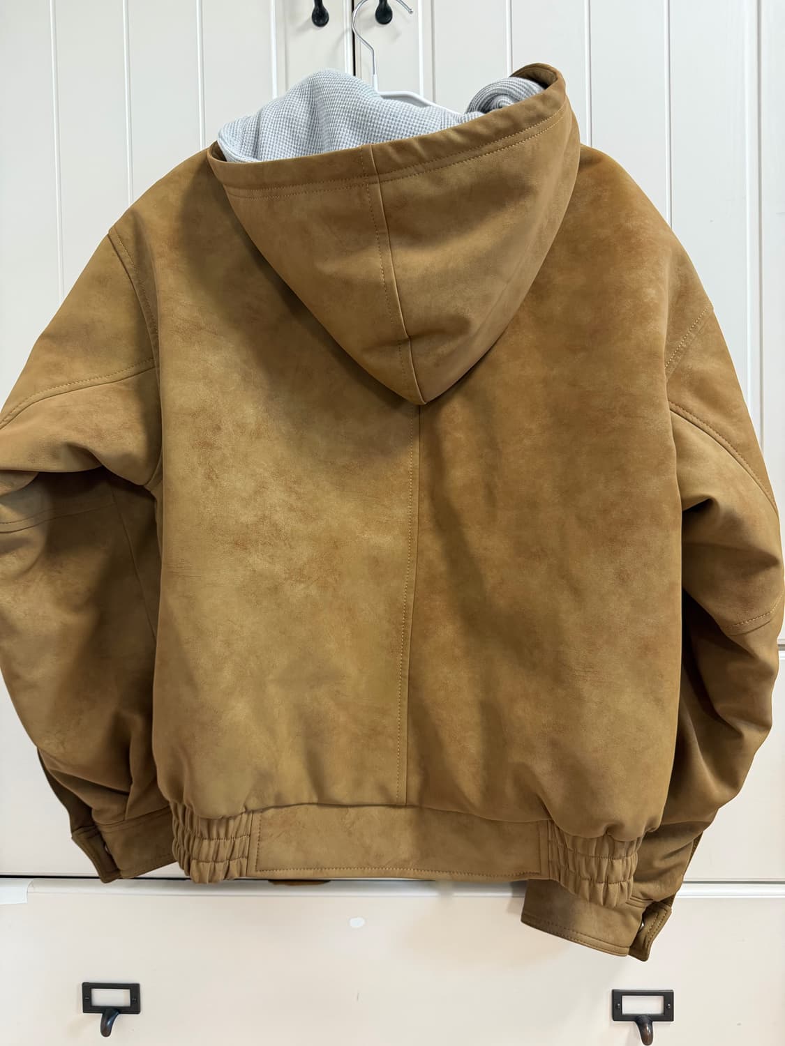 글로니(glowny) 어반 스웨이드 점퍼 브라운 urban M 상품이미지4