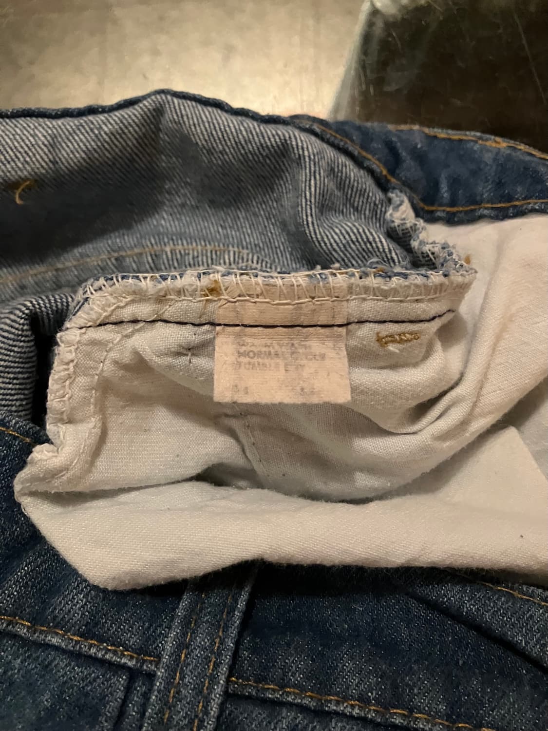 70s USA 빈티지 리바이스 646 벨바텀 부츠컷 데님 팬츠 상품이미지9