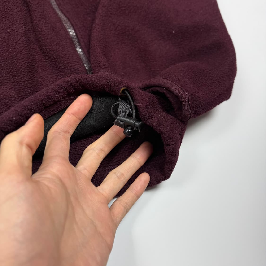(110) 90s 엘엘빈 플리스 풀오버 버건디 상품이미지7