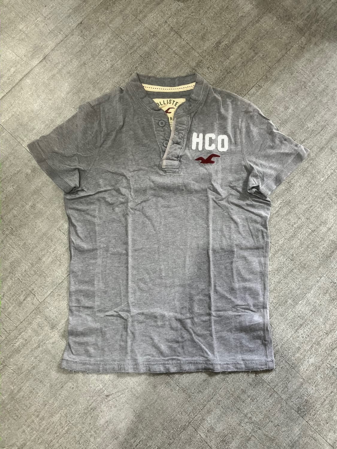 Hollister 홀리스터 핀터깔y2k 올드스쿨아메카지 반팔카라티셔츠 상품이미지1