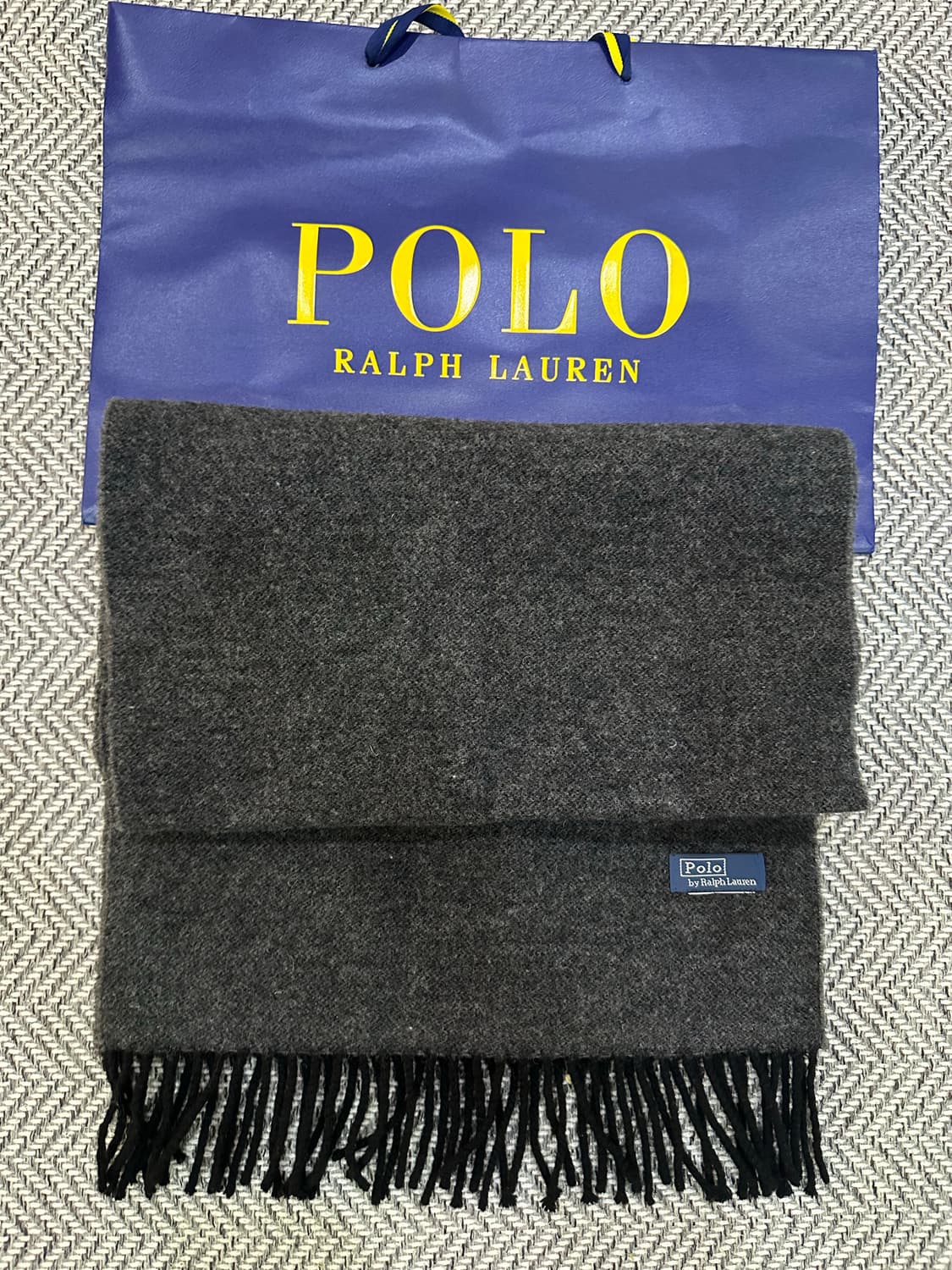 폴로 리버시블 케시미어 머플러 상품이미지3