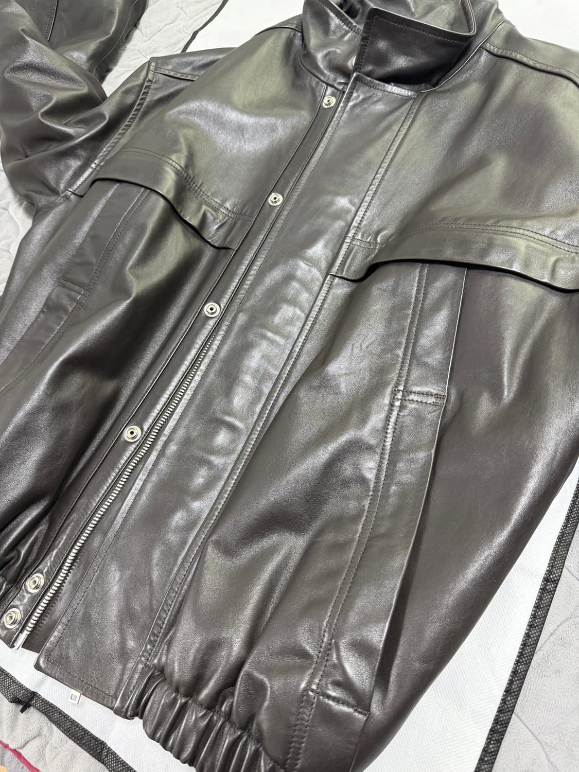 23fw 르메르 레더 블루종 M 상품이미지10