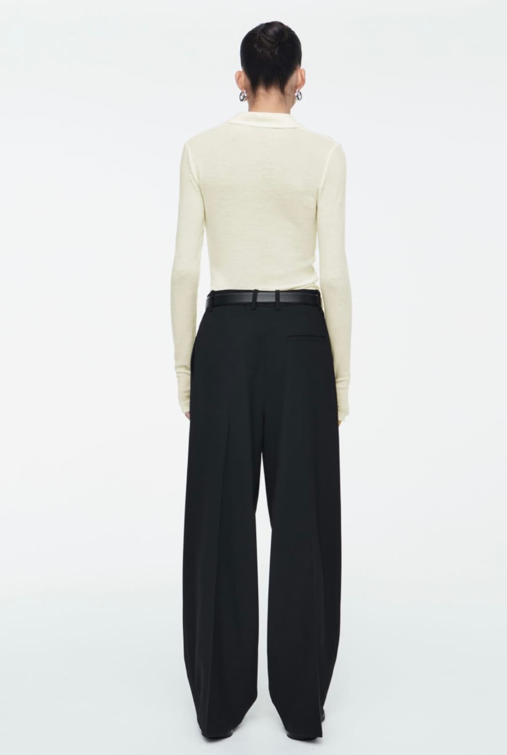 Cos 파인 울 폴로 셔츠 상품이미지5