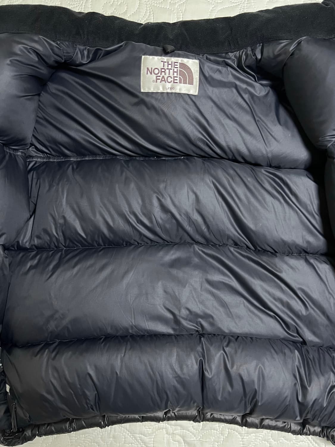 [블랙/L] 노스페이스 화이트라벨 노벨티 눕시 다운 자켓 상품이미지7