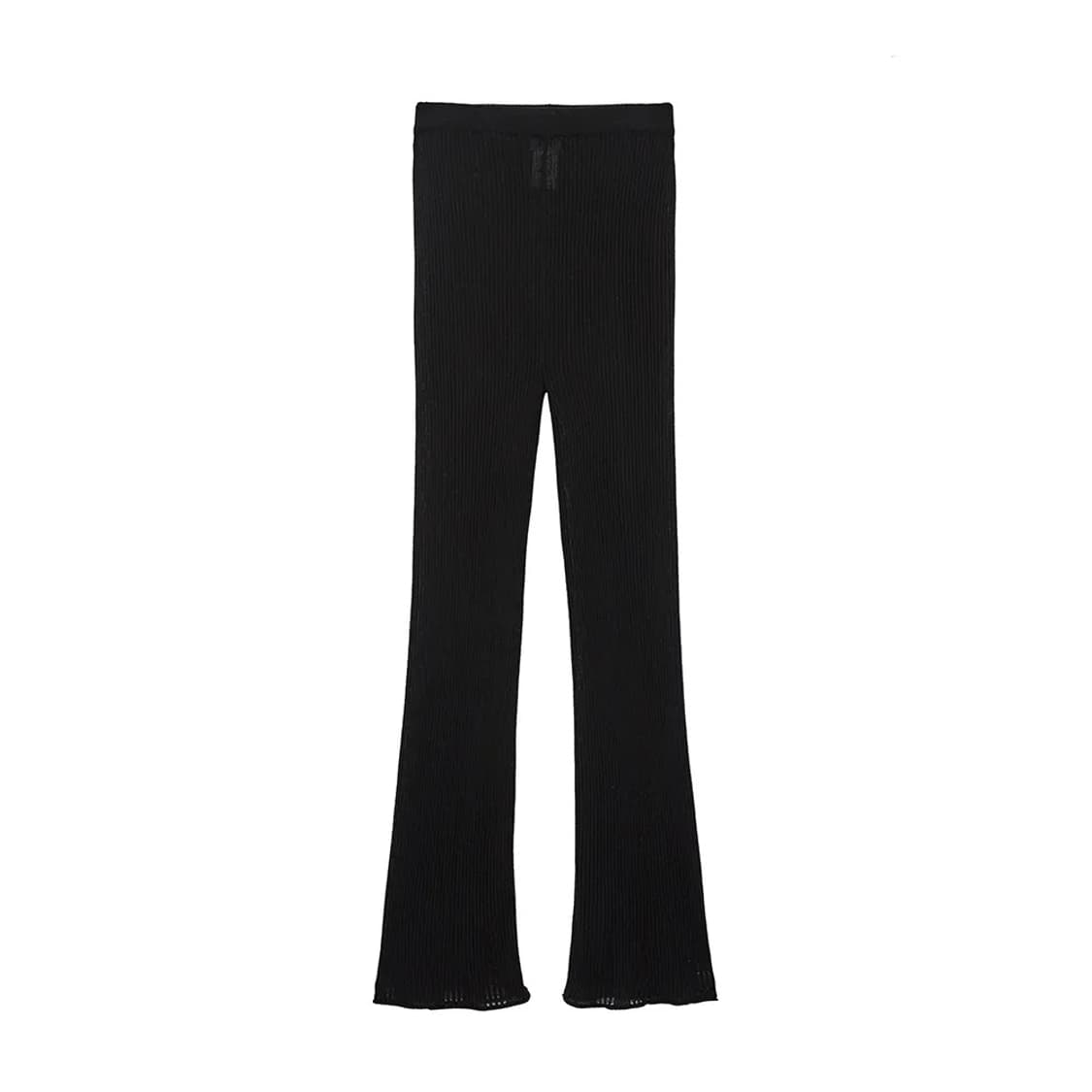 마지셔우드 레이어드 니트 팬츠 블랙 새상품 상품이미지2