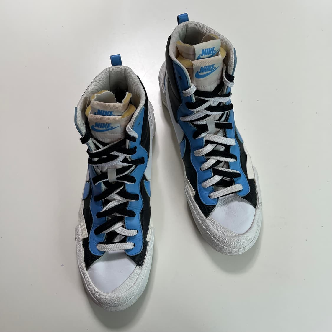 나이키 x 사카이 블레이저 미드 화이트블루 상품이미지3