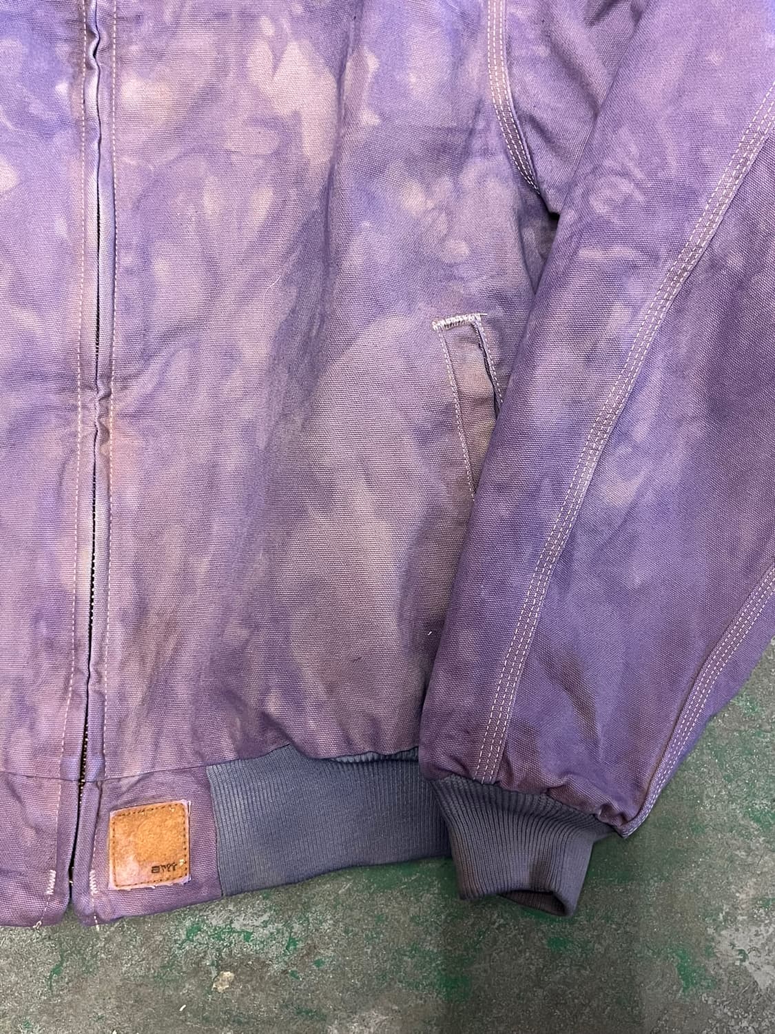 [XL] 칼하트 산타페 빈티지 자켓 J14 오버다이 커스텀 디트로이트 상품이미지5