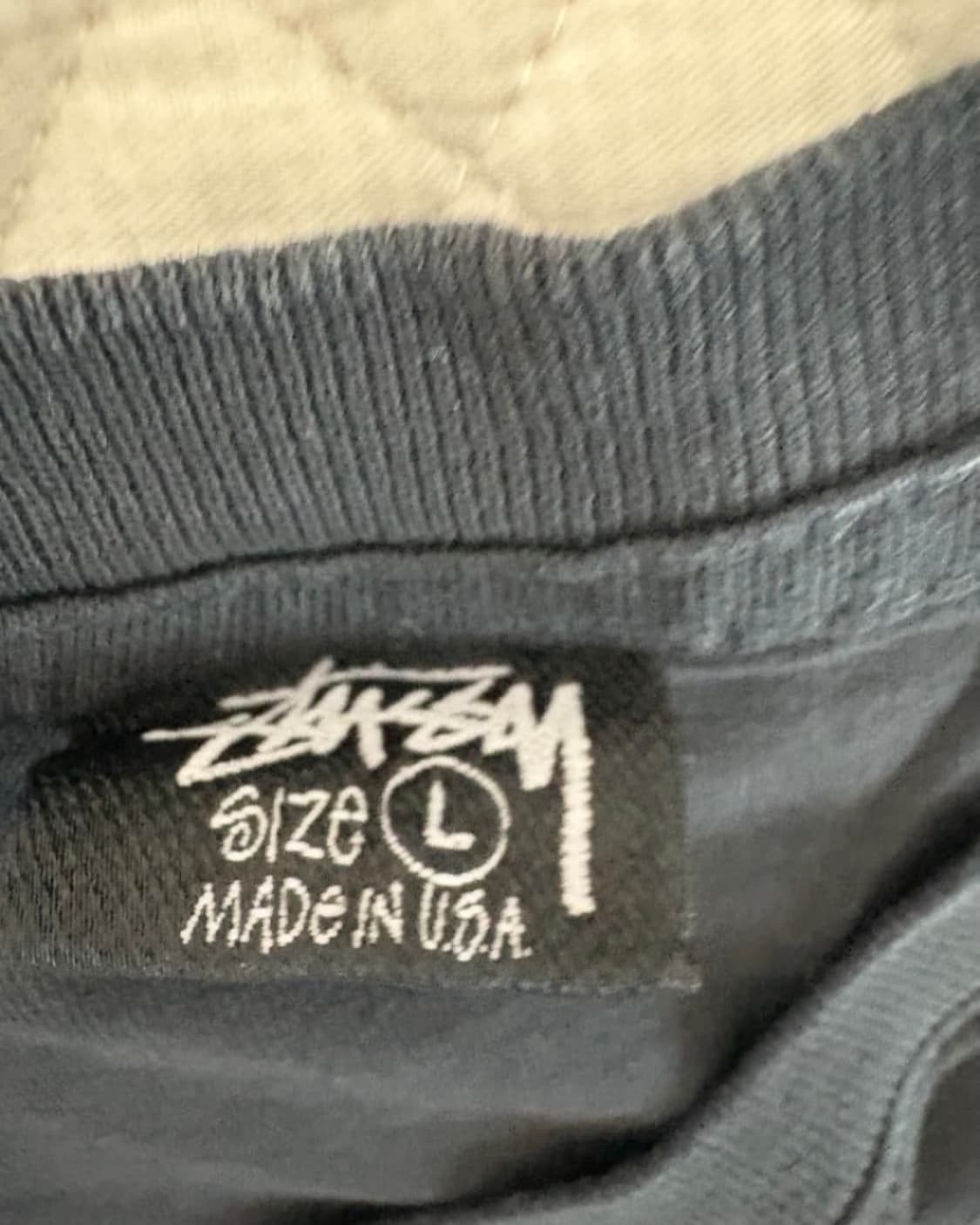 스투시 x 아워레가시 서프맨 피그먼트 다이드 티셔츠 블랙 상품이미지3