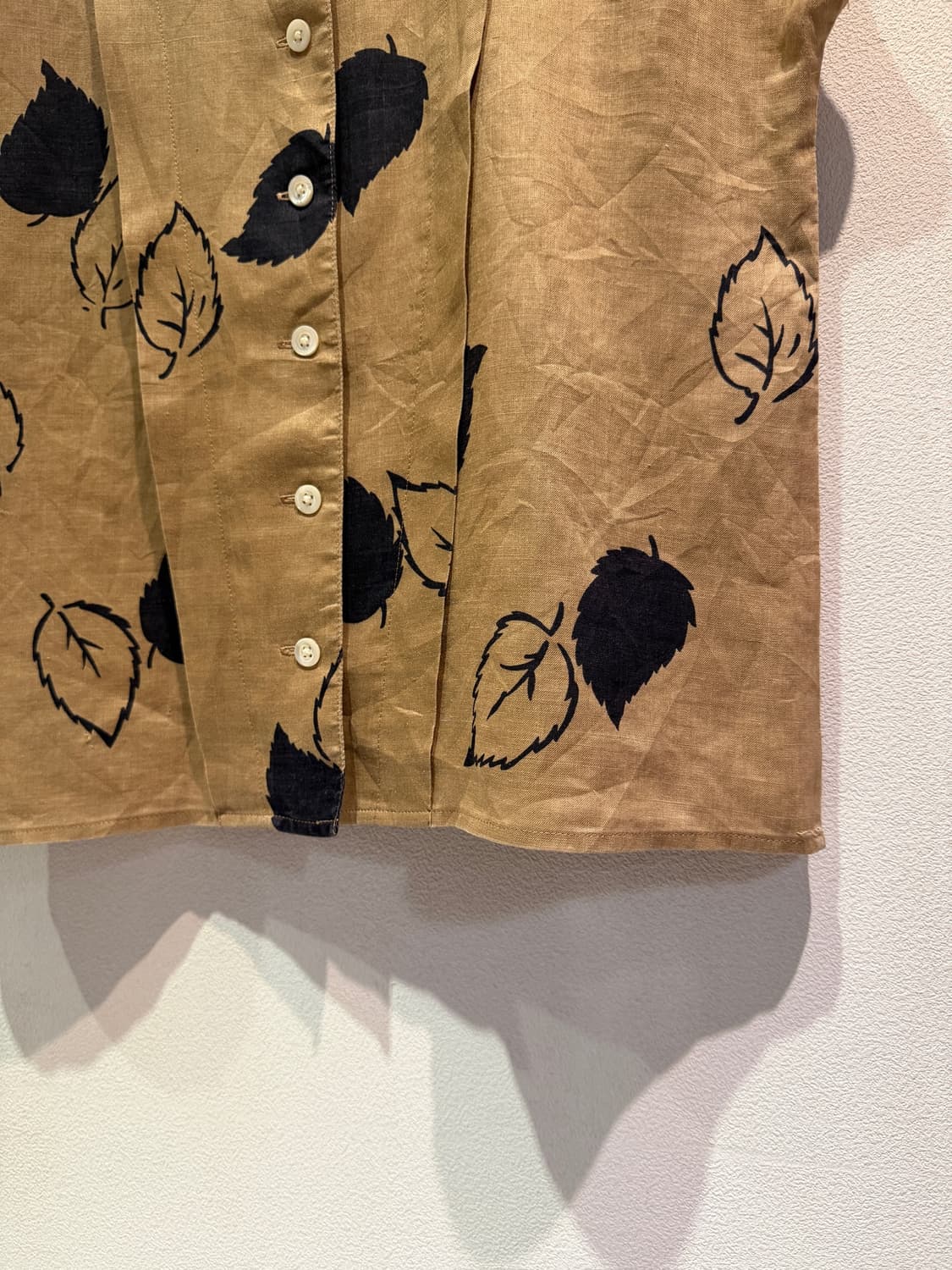 Bruno Piattelli Leaf Print Blouse 상품이미지4