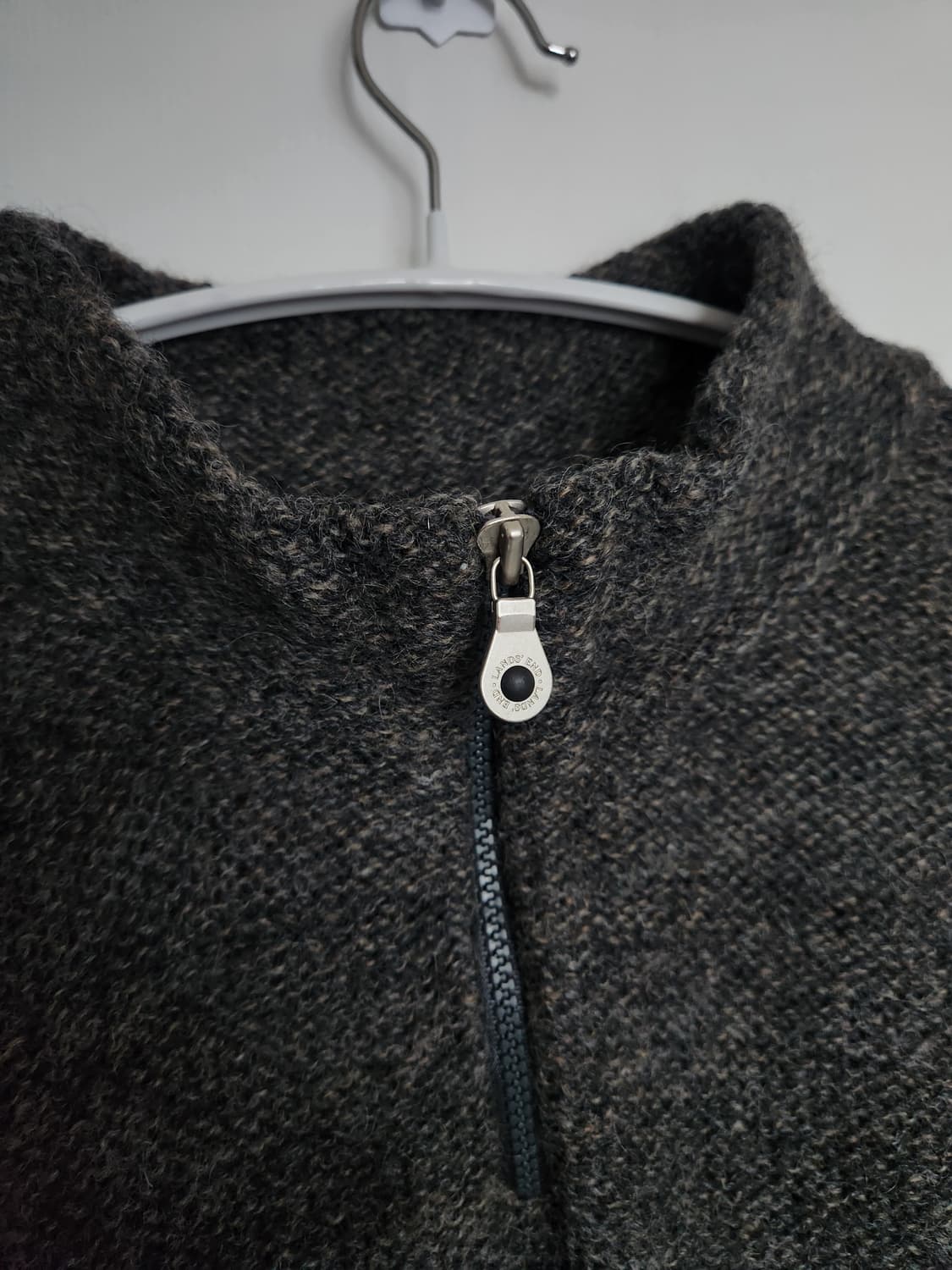 80s 랜즈엔드 노르딕 쿼터 집업 니트(USAmade) 상품이미지5