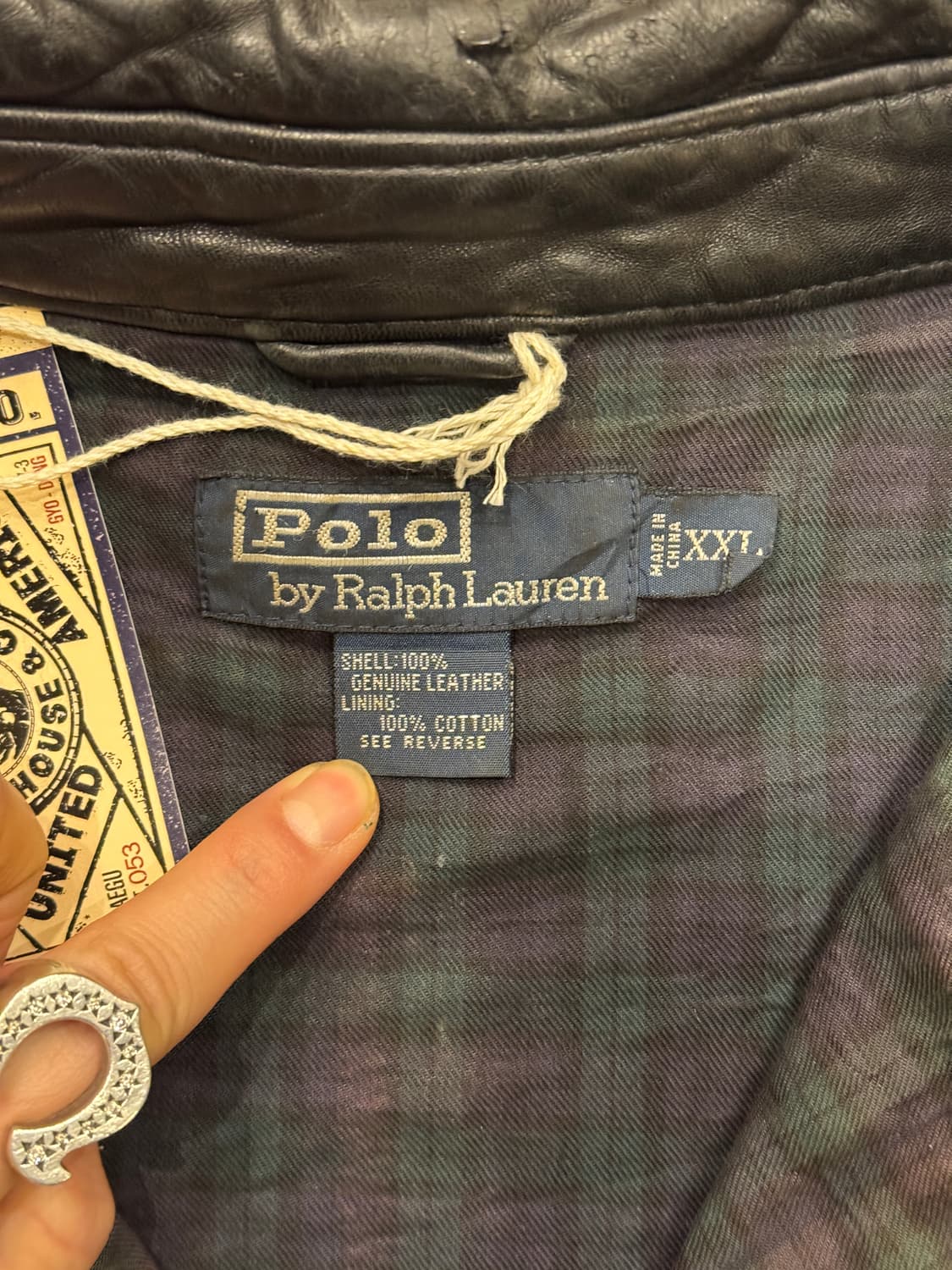 폴로 랄프로렌 맥스웰 레더 자켓 (XXL) 상품이미지7