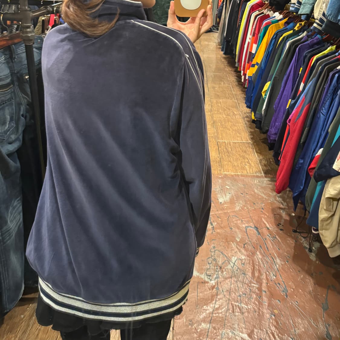 [Hi] 스테이시 아담스 네이비 벨벳 져지 상품이미지6