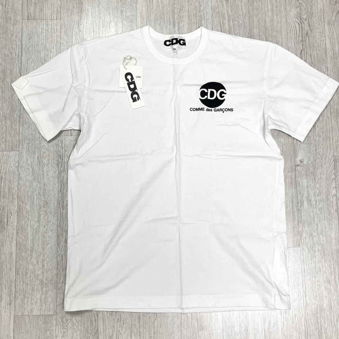 [XXL] 꼼데가르송 CDG2 반팔 화이트 상품이미지1