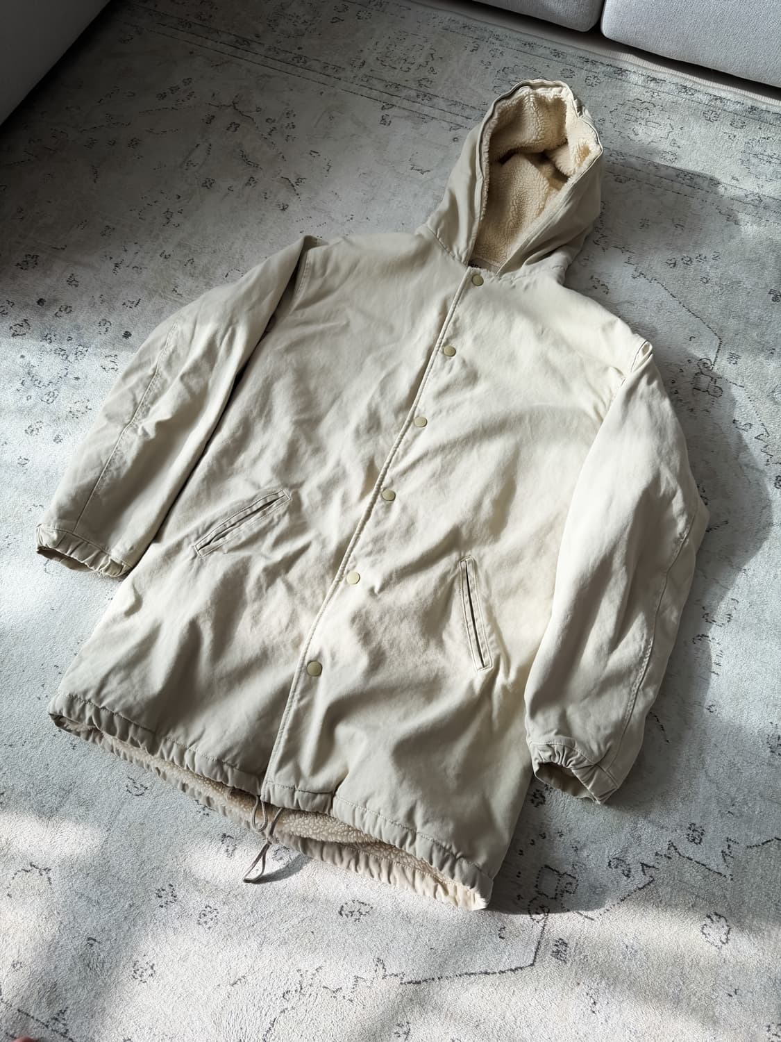 [XS] 이지시즌4 후드 코트 상품이미지1