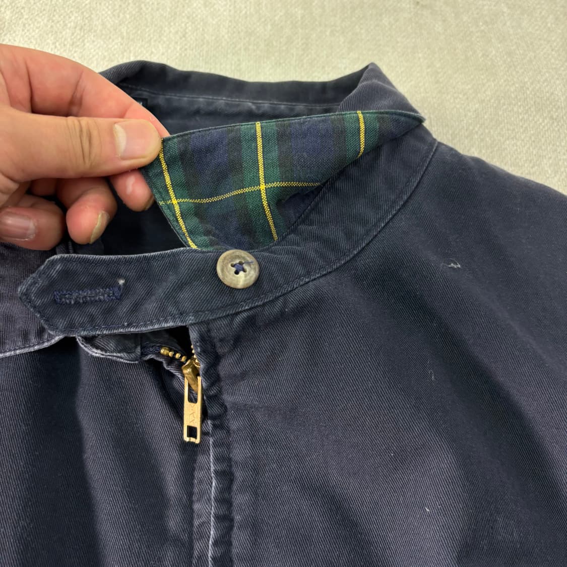 100 폴로랄프로렌 90s 메이드인 USA 워크 블루종 자켓 상품이미지6