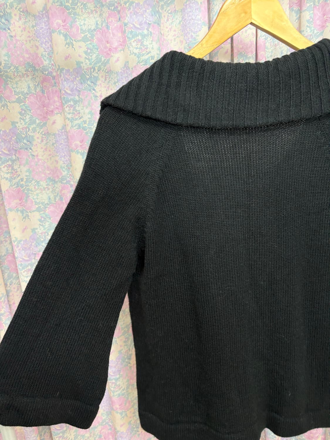 블랙 카라 가디건 상품이미지10