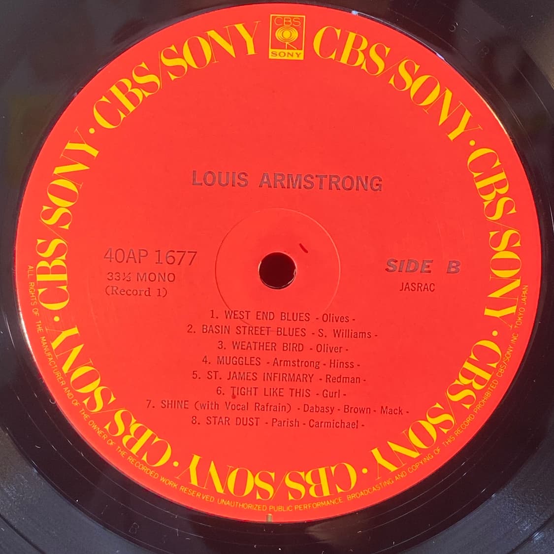 (수입중고LP-재즈) Louis Armstrong -2LP 상품이미지5