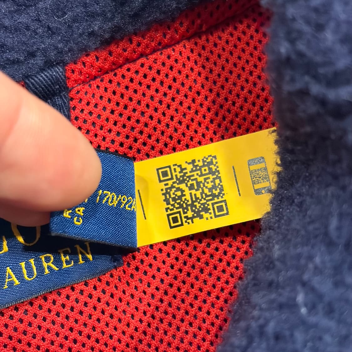 [S] 폴로 랄프로렌 레터맨 블루 NYC 플리스 야구점퍼 B609 상품이미지6