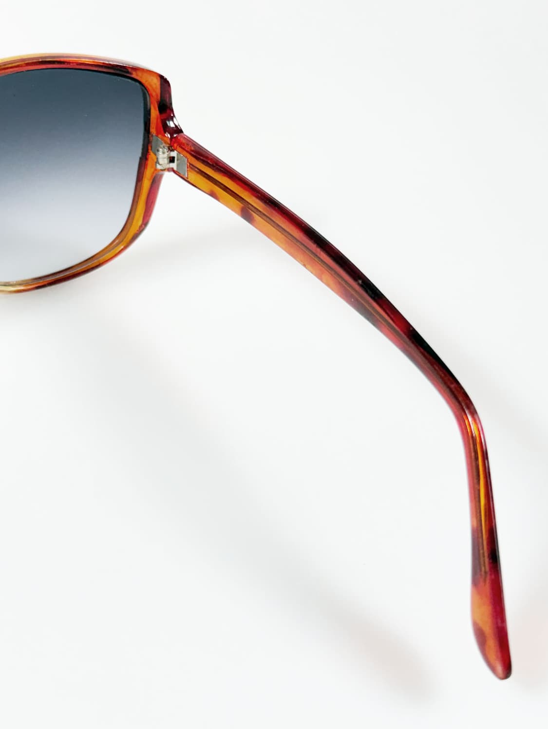 90s 오버사이즈 토터스쉘&클리어 볼드 스퀘어 빈티지 선글라스 상품이미지6