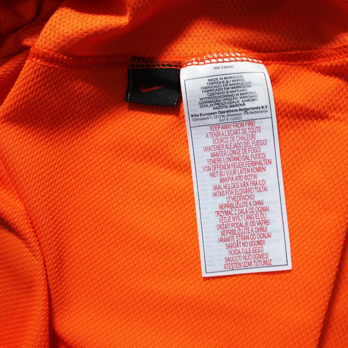 Nike 나이키 네덜란드 국가대표 반 니스텔루이 마킹 유니폼 상품이미지5