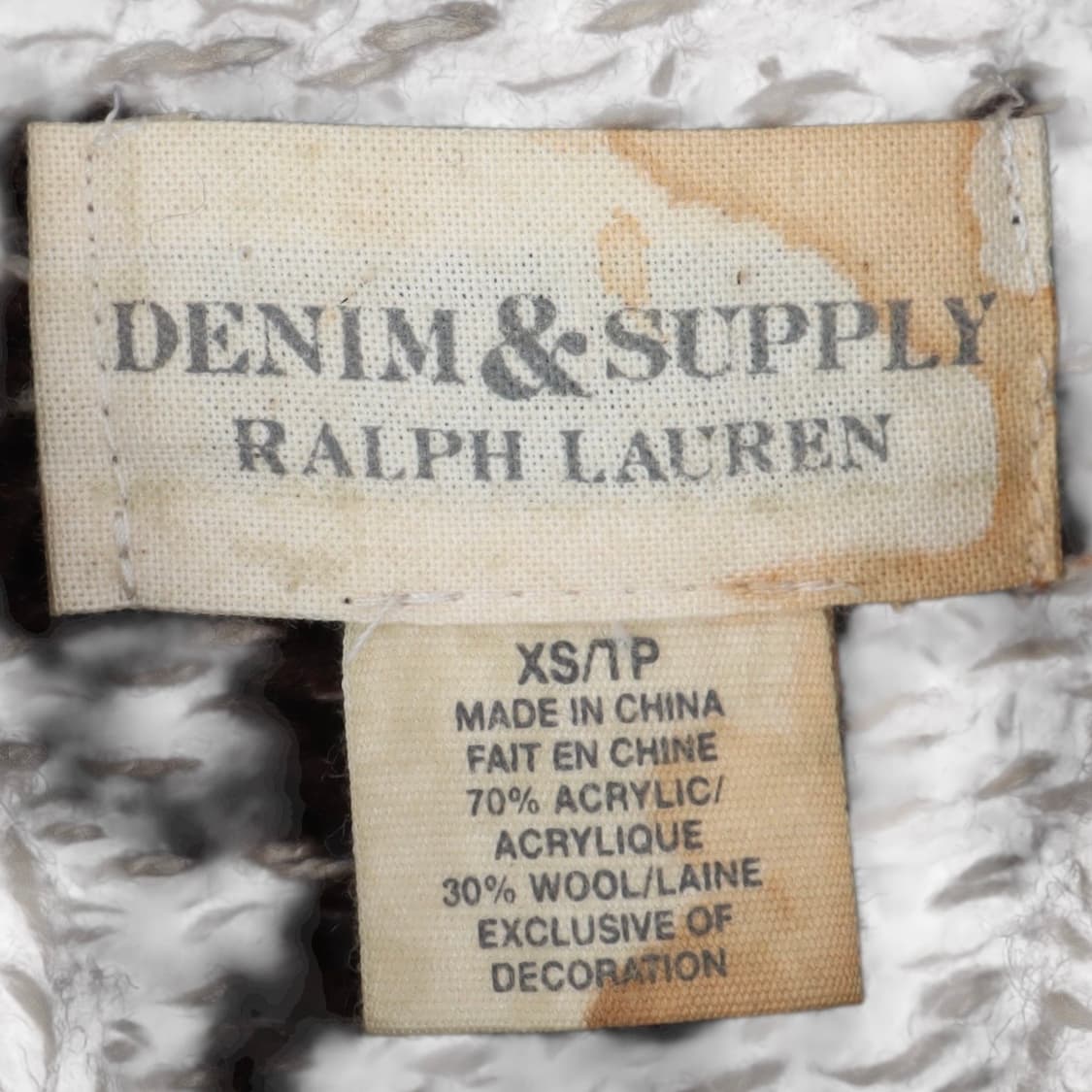 데님앤서플라이 브라운 울 더플 가디건 상품이미지8