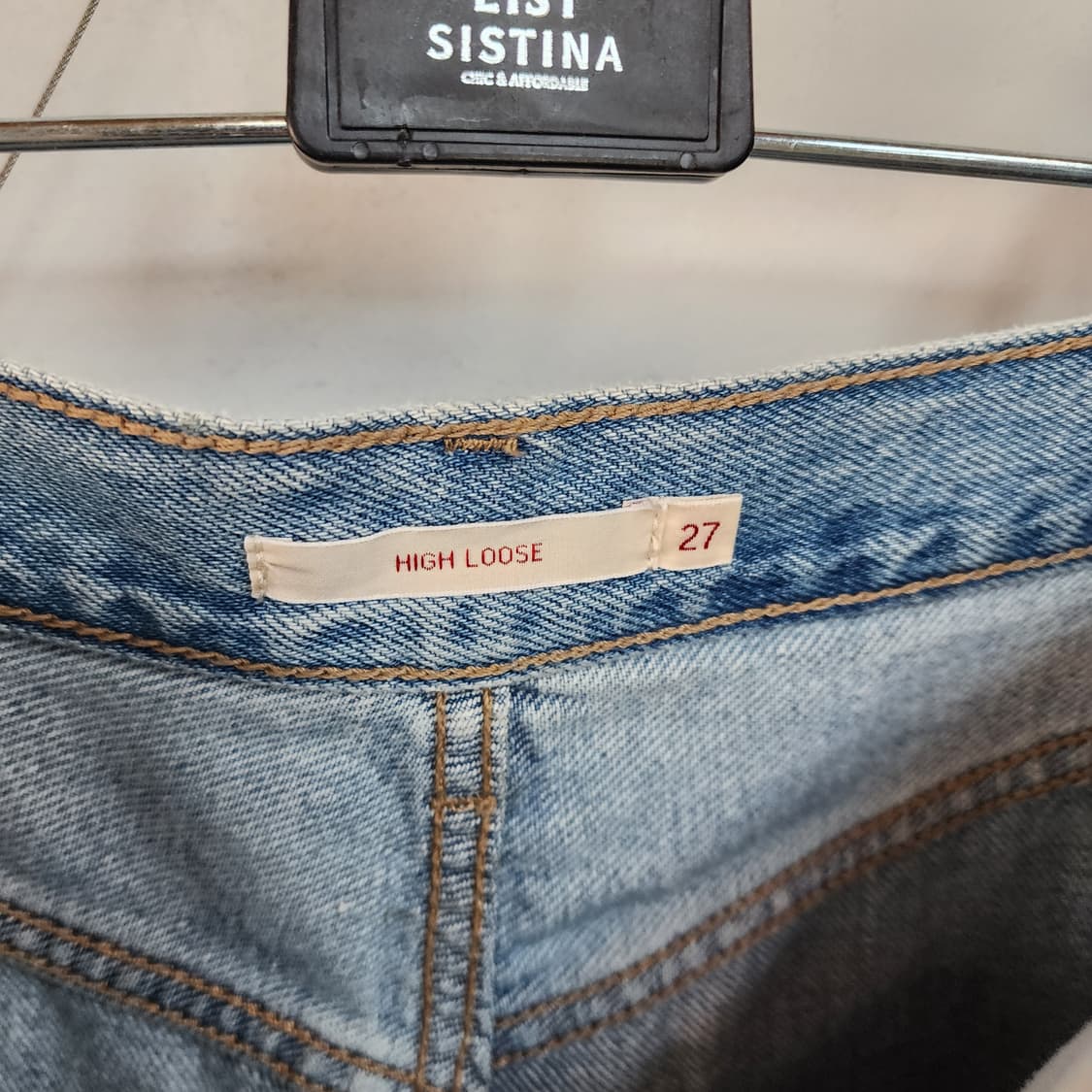 리바이스 루즈 와이드 스트레이트 데님 팬츠 상품이미지6