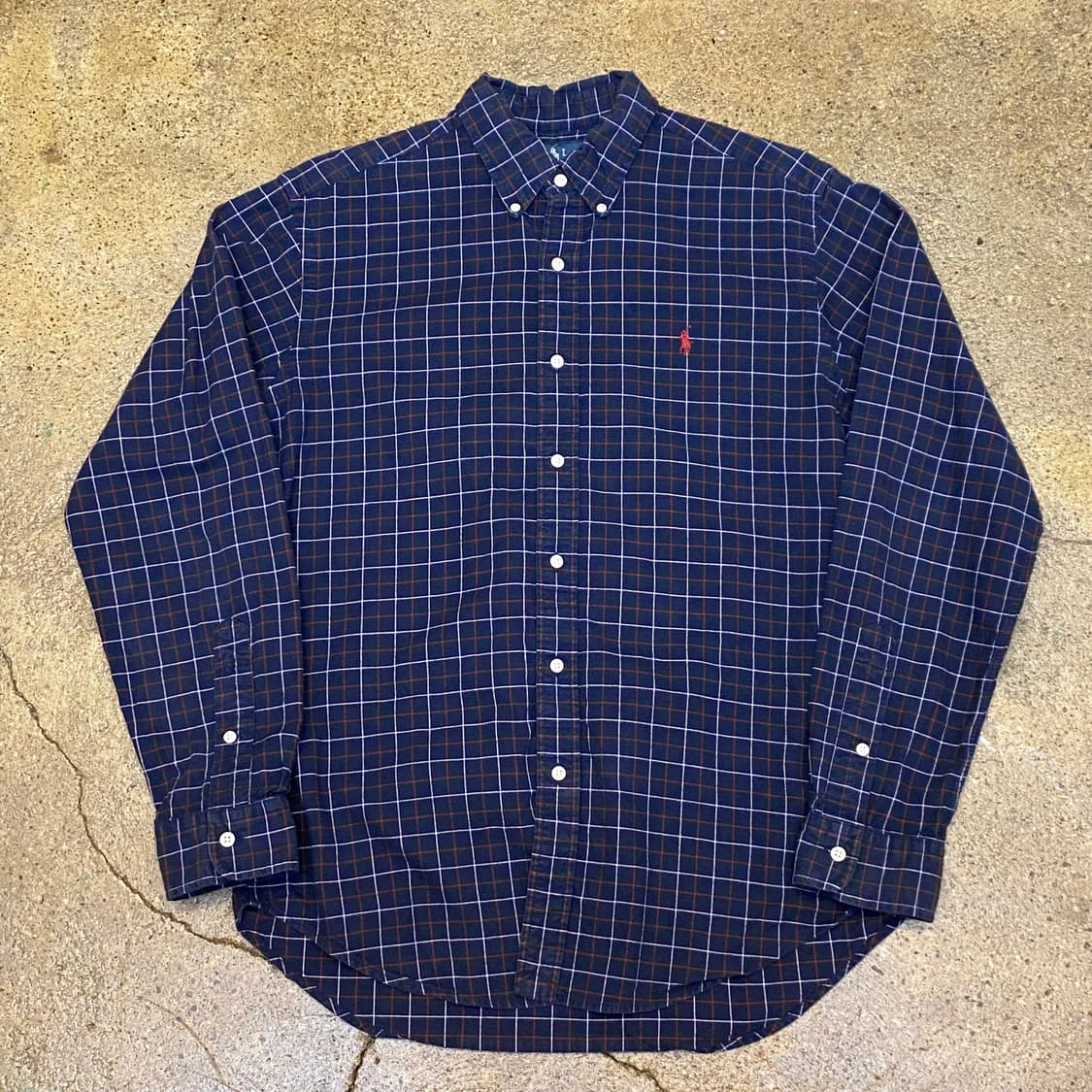 미국 빈티지 폴로 랄프로렌 체크남방 셔츠 상품이미지2