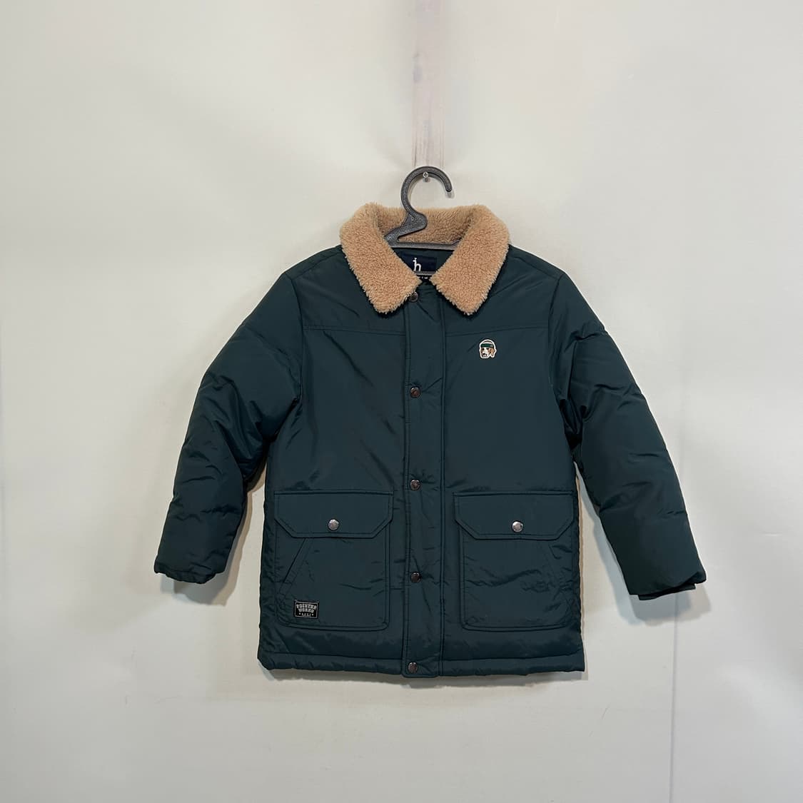 헤지스 2021 키즈 오리털 패딩 130 상태최상 상품이미지1