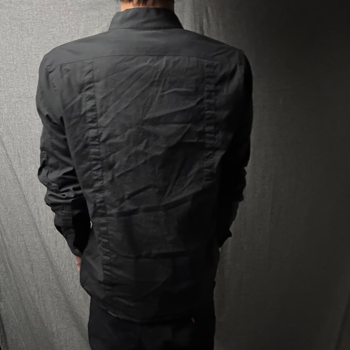 디젤 블랙 골드 ma-1 셔츠 상품이미지6
