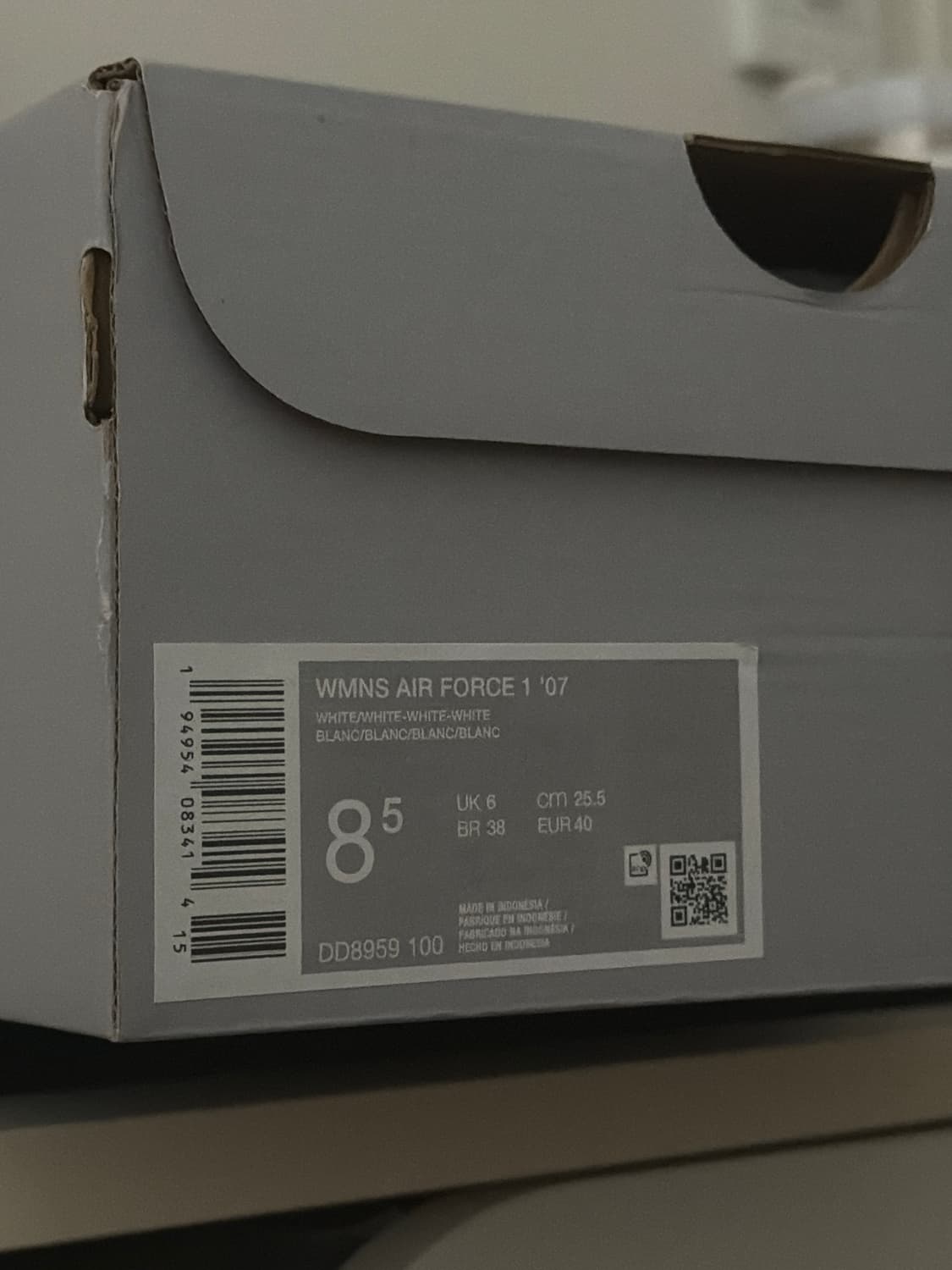 우먼즈 에어포스 올백 255 상품이미지1