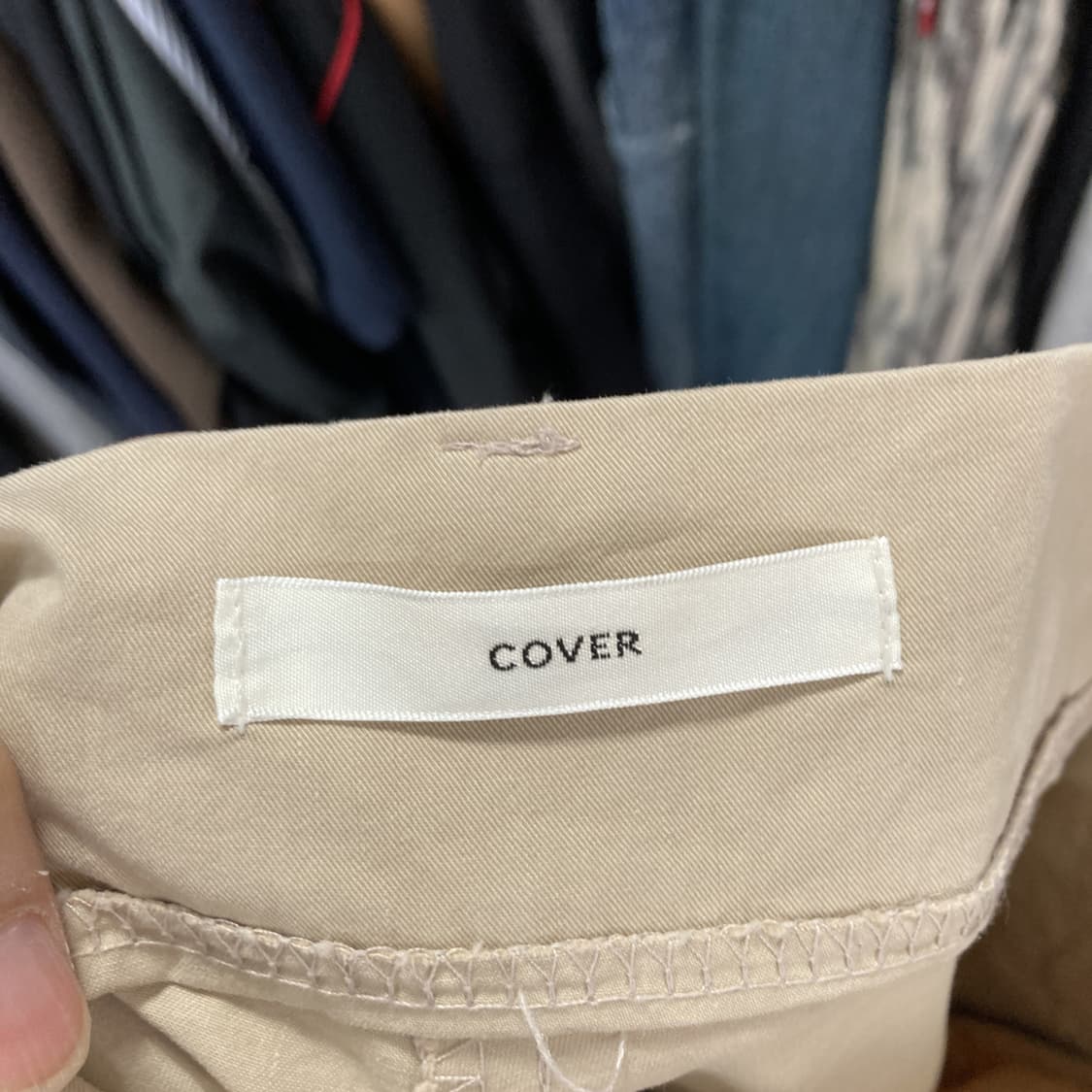 COVER 여성 하이웨스트 핀턱 와이드팬츠 27  상품이미지4