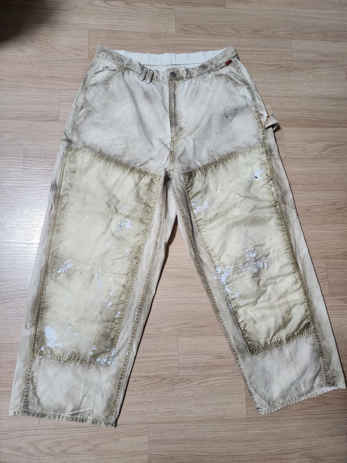 [2/32] 아나크로놈 나일론 패치 더블니 페인터 팬츠 상품이미지2