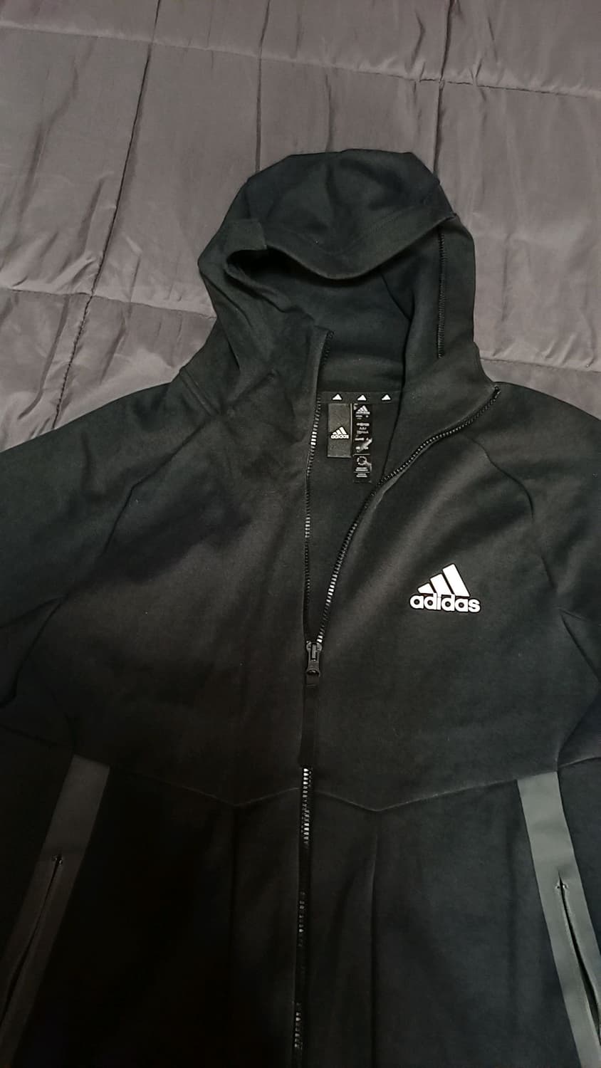 아디다스 춘추용후드집업 100 가슴53 기장68 상품이미지4