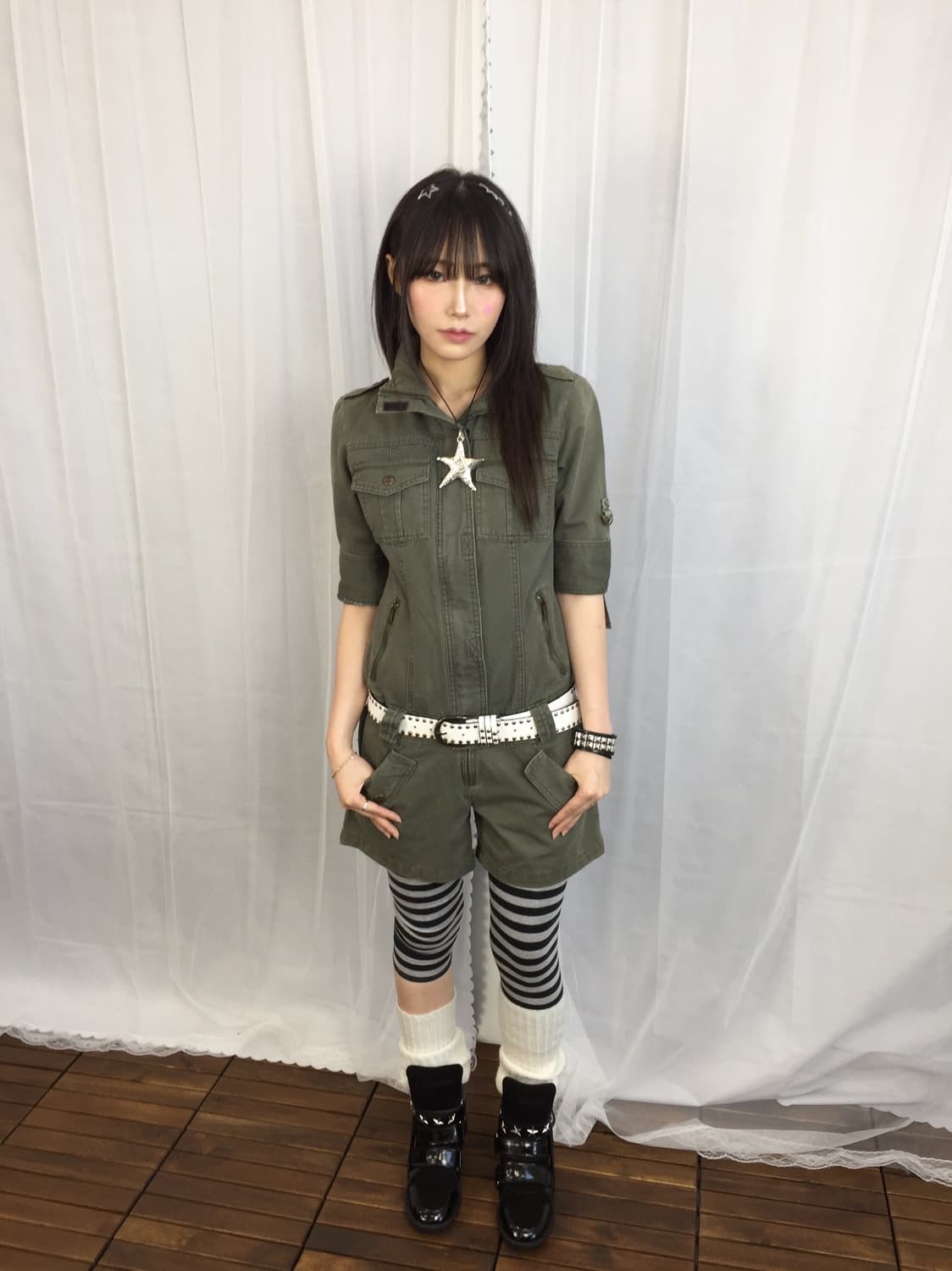 JPN L.A. Khaki Military Jumpsuits 상품이미지2