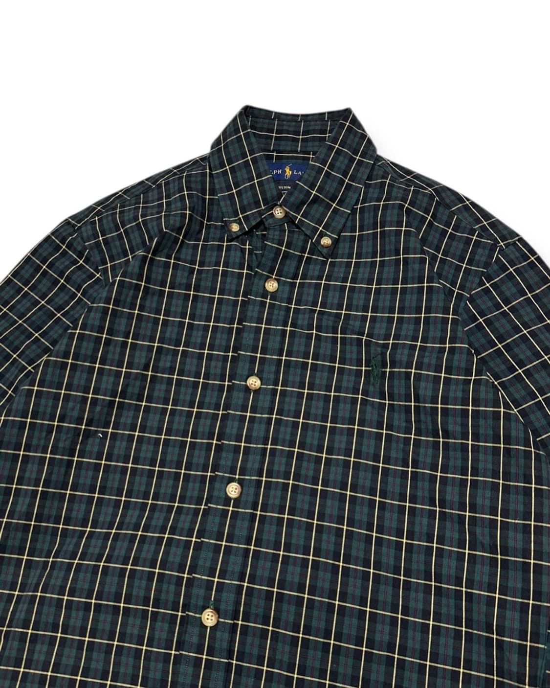 폴로 랄프로렌 딥그린 체크 셔츠 상품이미지2