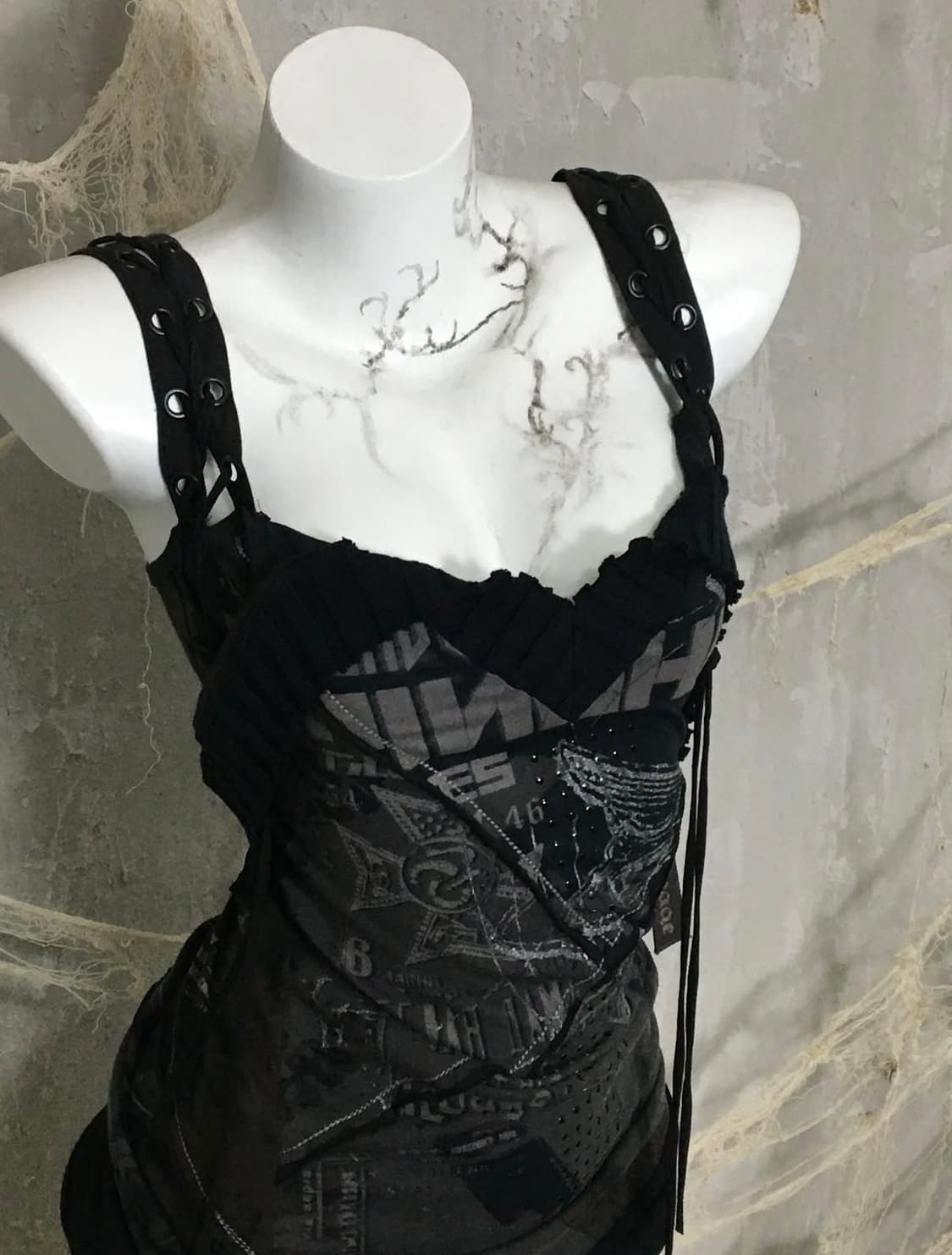 Salvage Neck Detail Rope Sleeveless 상품이미지5
