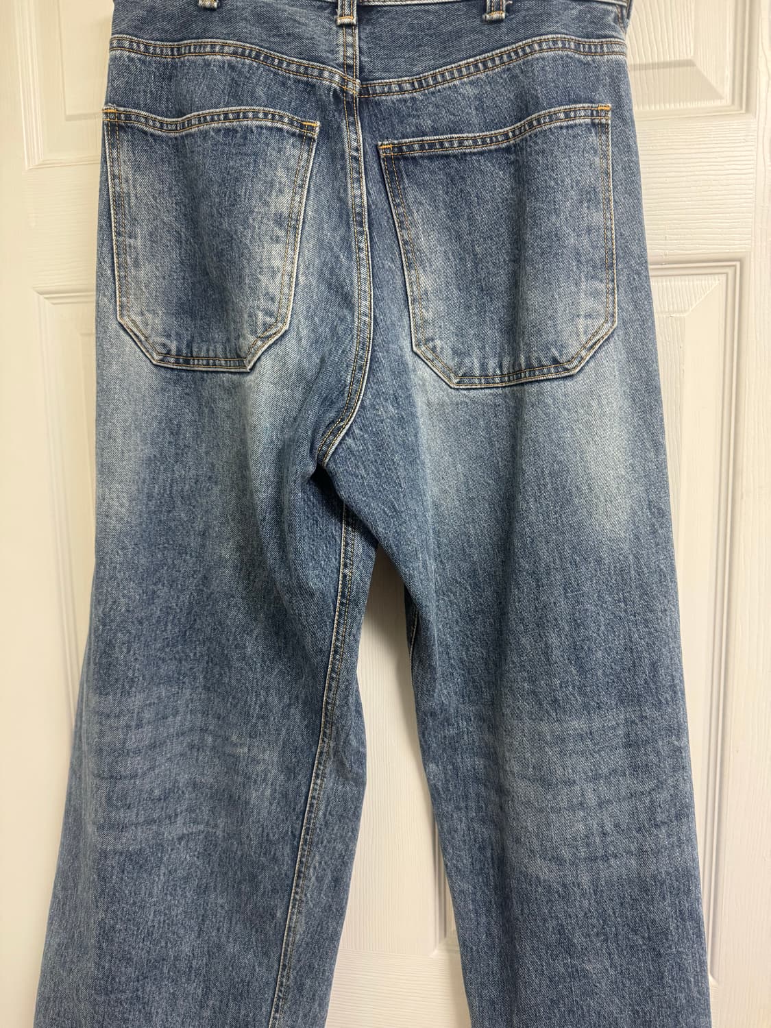 해칭룸 와이드커브진 블루 3사 상품이미지2