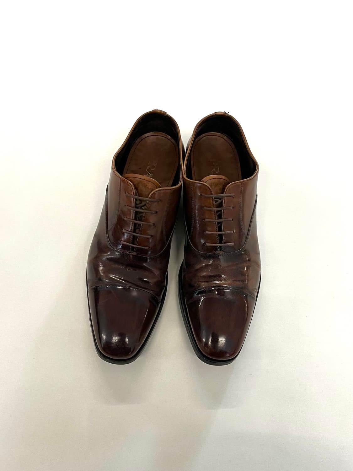 프라다 레더 더비슈즈 상품이미지4