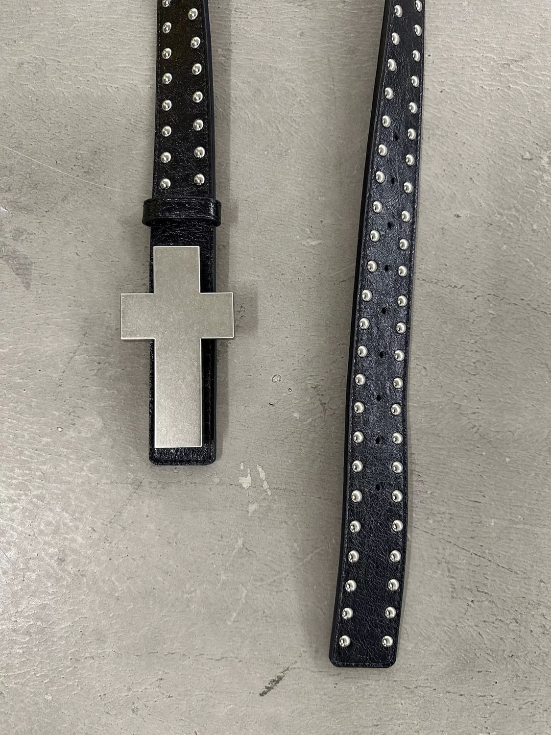 Cross Bolt Stud Belt 상품이미지5