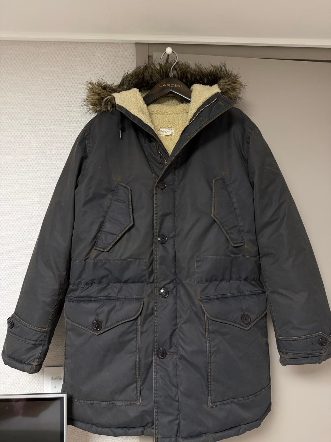 RRL 포 퍼 트림 파카 네이비 M 상품이미지3