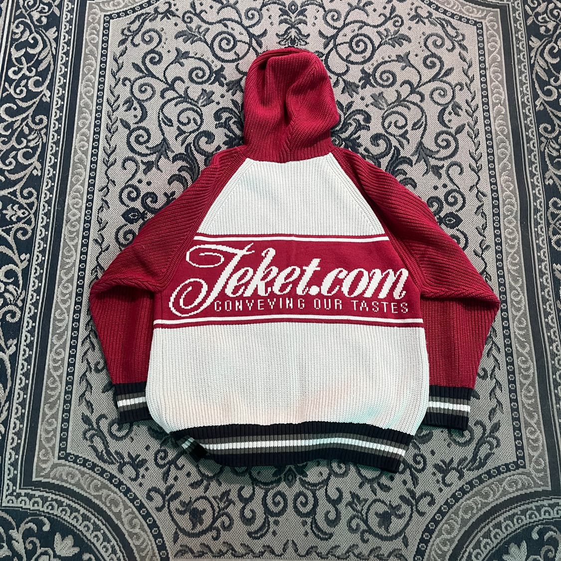 M 테켓 니트 집업 후드/W2687 상품이미지3