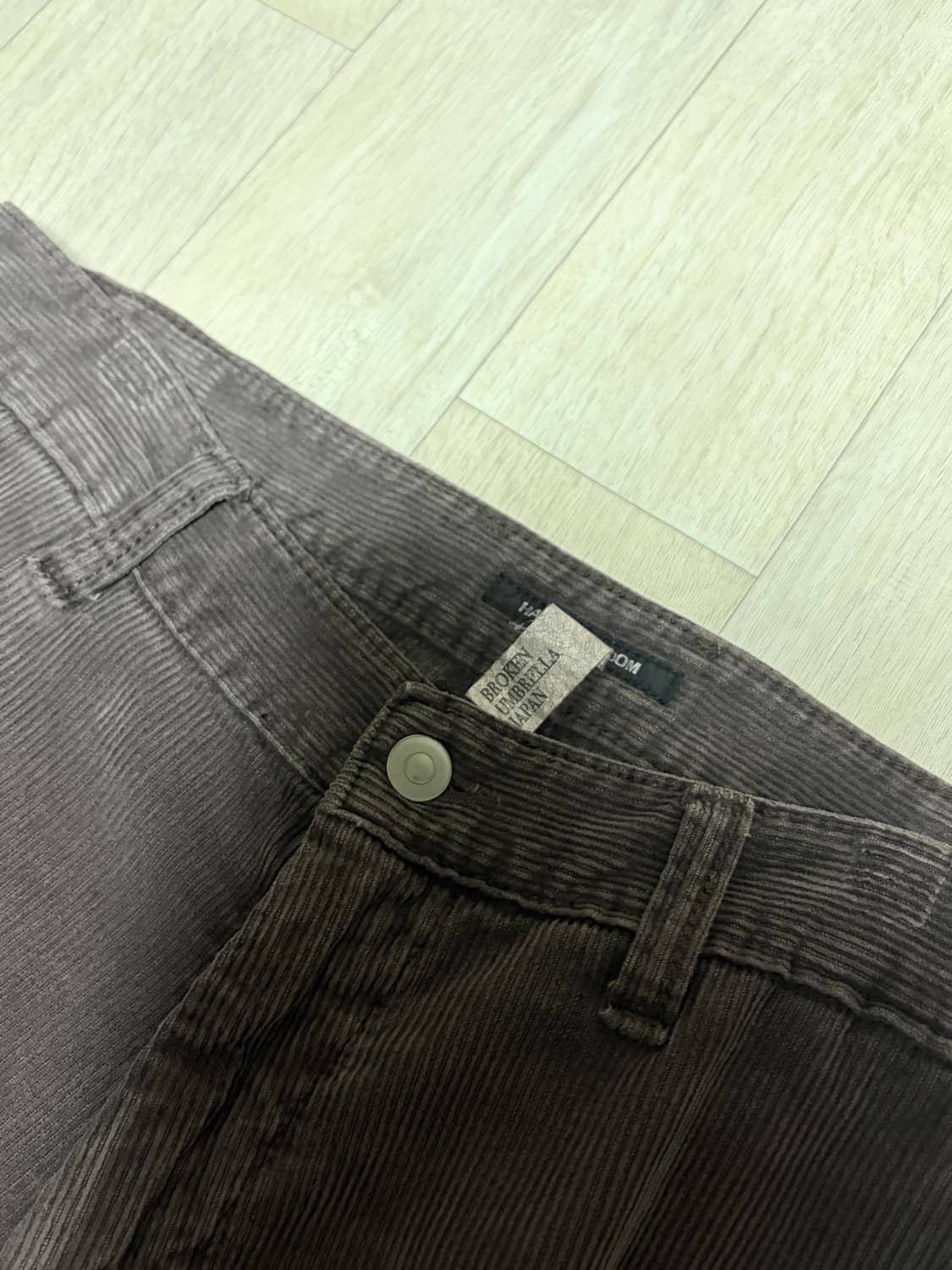 buj 해칭룸 퍼플 코듀로이 팬츠 상품이미지3