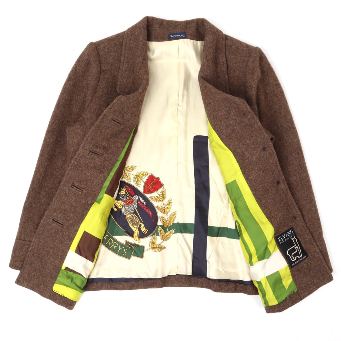 버버리 브라운 엘방 알파카 울 4B 자켓 상품이미지5