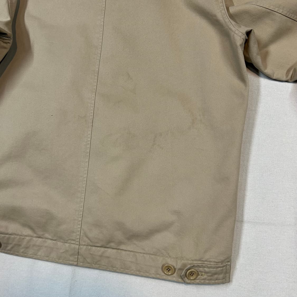 M) 빈폴 베이지 클래식 면자켓 블루종 스윙톱 상품이미지8