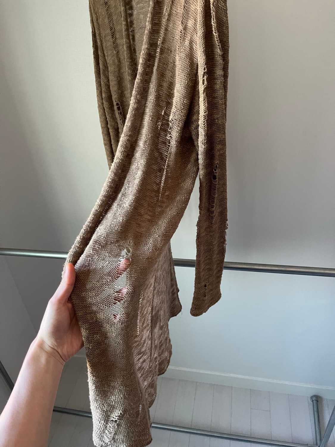 FIRST AID TO THE INJURED LINEN CARDIGAN 상품이미지7